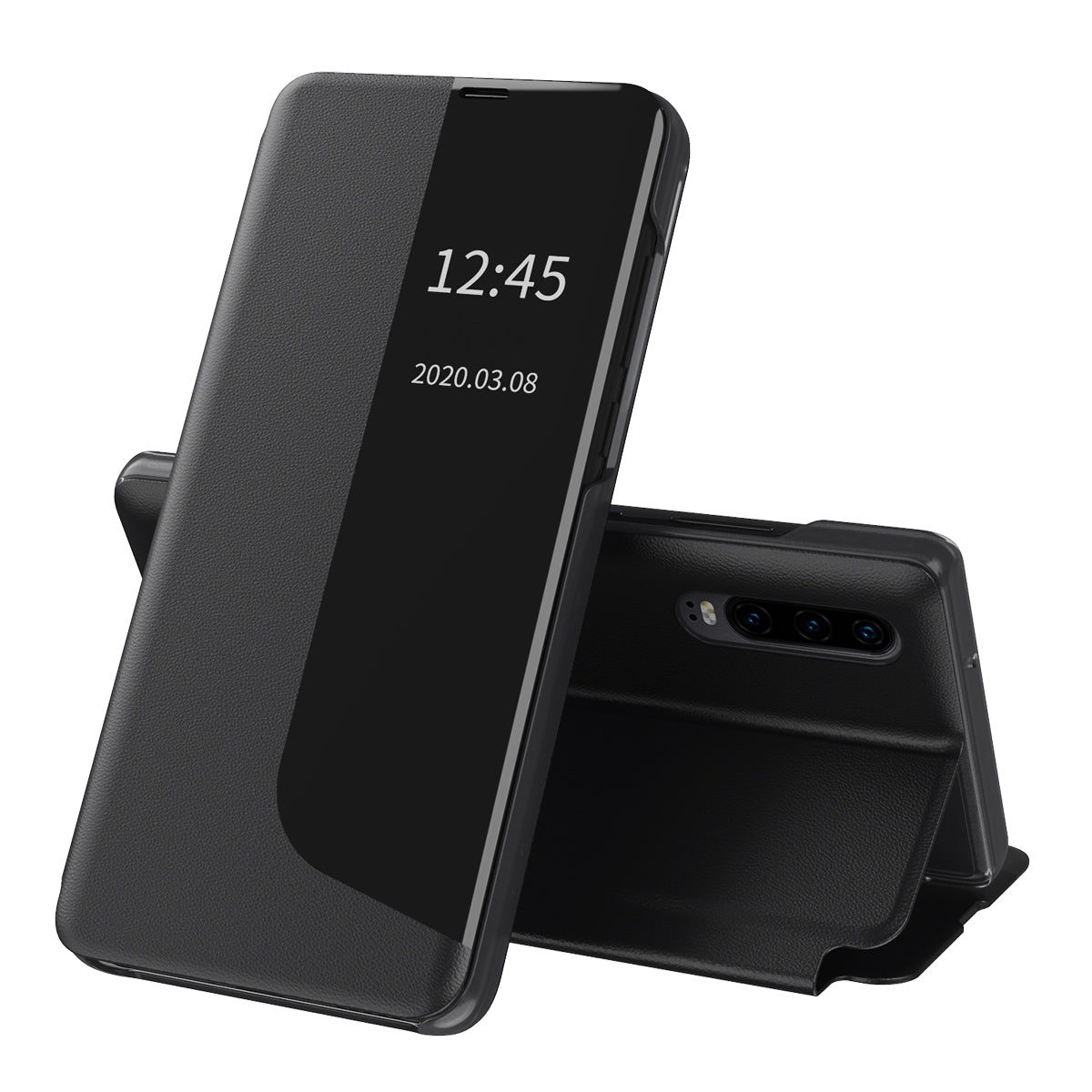 Futrola za Huawei P30, Techsuit, eFold, Crna