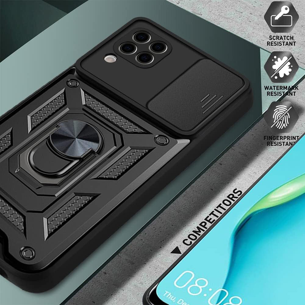 Futrola za Huawei P40 lite 4G, Techsuit, CamShield, Crna