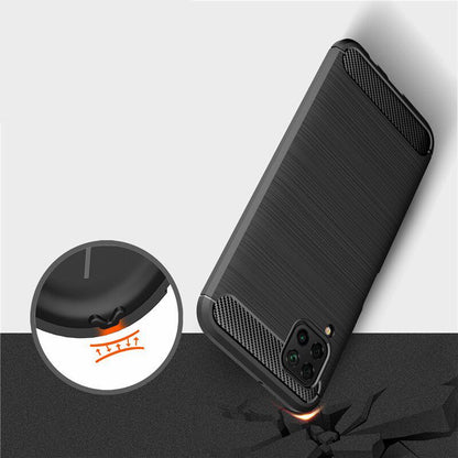 Futrola za Huawei P40 lite 4G, Techsuit, Karbon, Crna