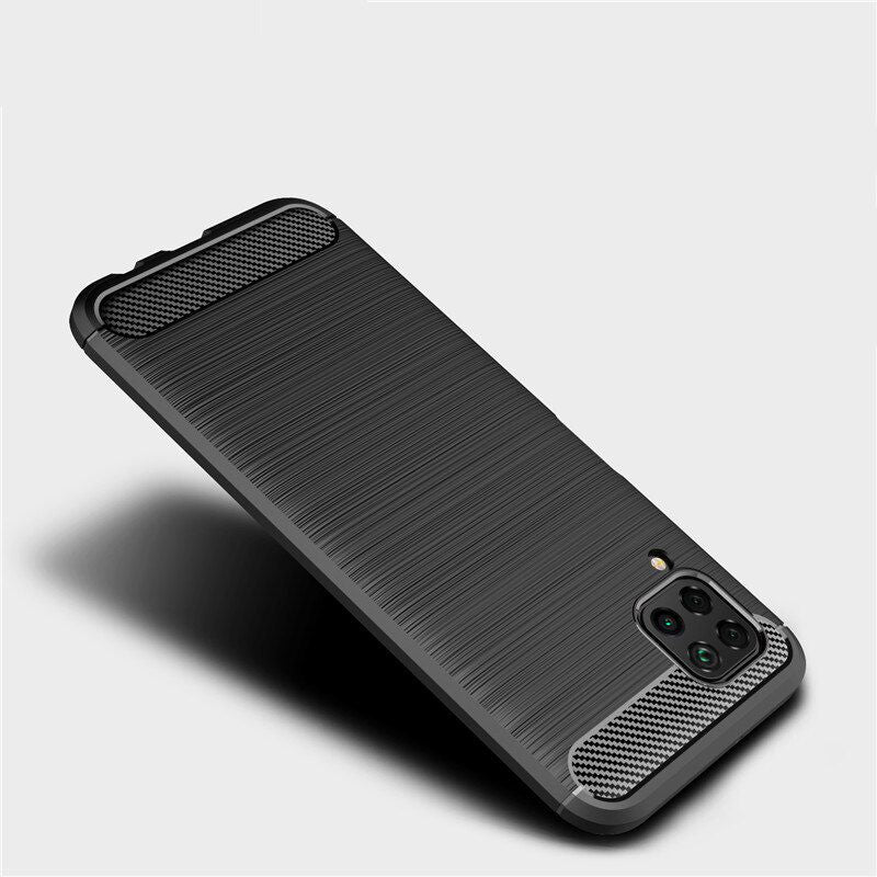 Futrola za Huawei P40 lite 4G, Techsuit, Karbon, Crna