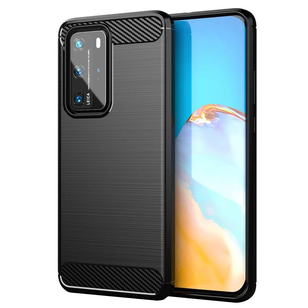 Futrola za Huawei P40 Pro, Techsuit, Karbon, Crna