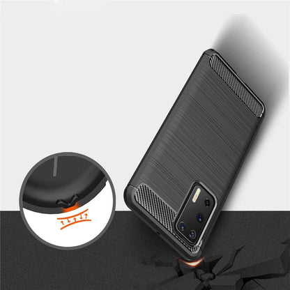 Futrola za Huawei P40 Pro, Techsuit, Karbon, Crna