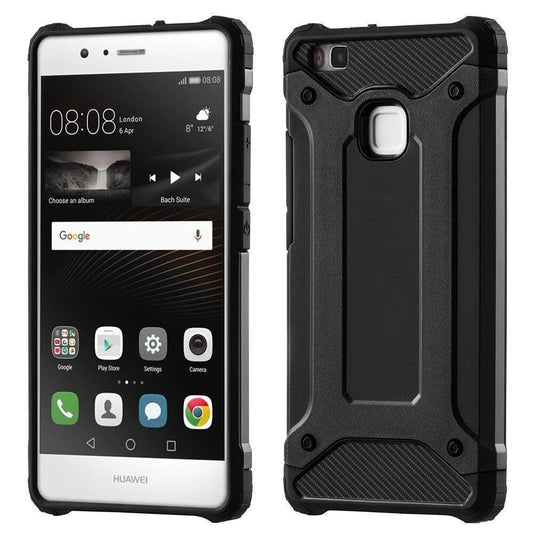 Futrola za Huawei P9 lite (2016), Techsuit, Hybrid Armor, Crna