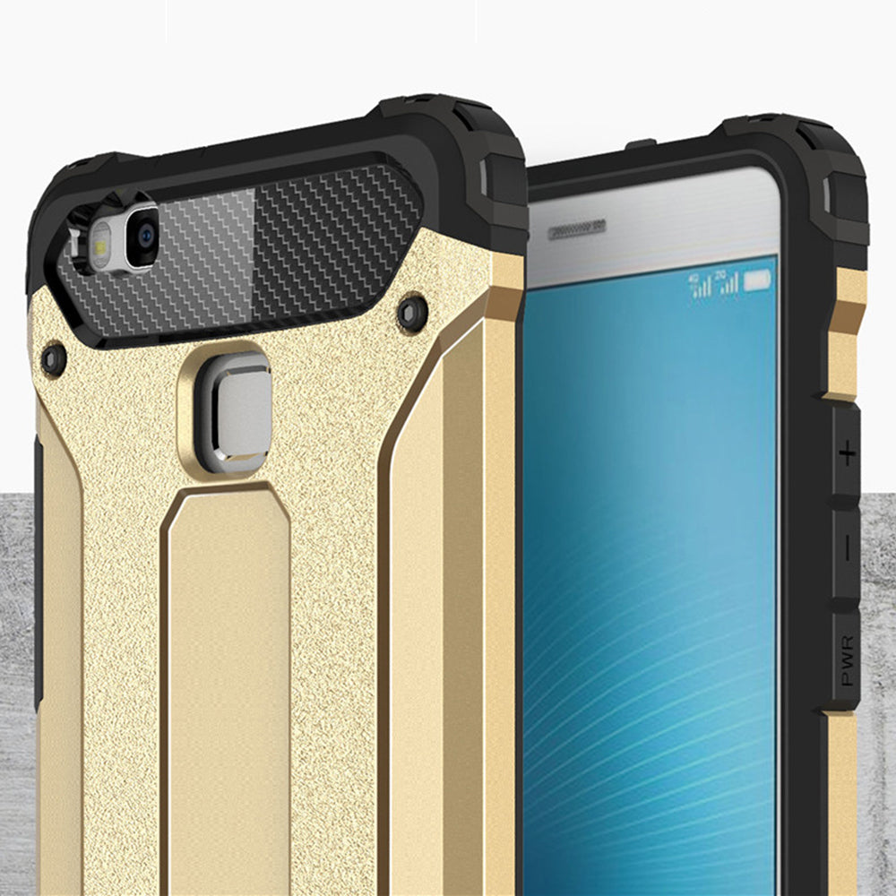 Futrola za Huawei P9 lite (2016), Techsuit, Hybrid Armor, Crna