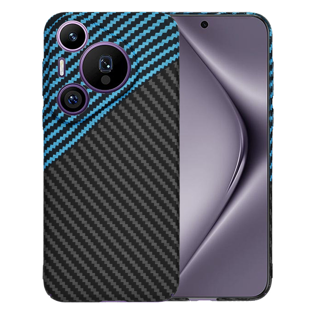 Futrola za Huawei Pura 70 Pro, Techsuit, Carbonite FiberShell, Crno Plava