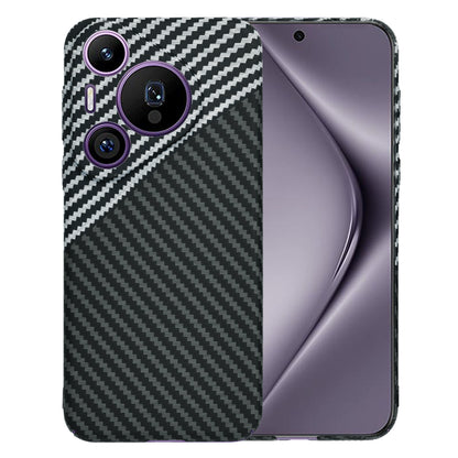 Futrola za Huawei Pura 70 Pro, Techsuit, Carbonite FiberShell, Crno Siva
