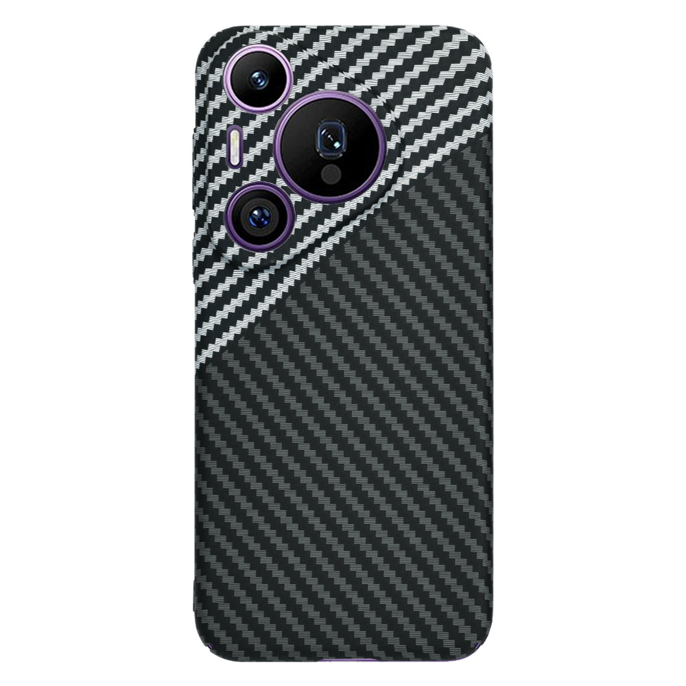 Futrola za Huawei Pura 70 Pro, Techsuit, Carbonite FiberShell, Crno Siva