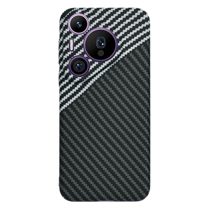 Futrola za Huawei Pura 70 Pro, Techsuit, Carbonite FiberShell, Crno Siva