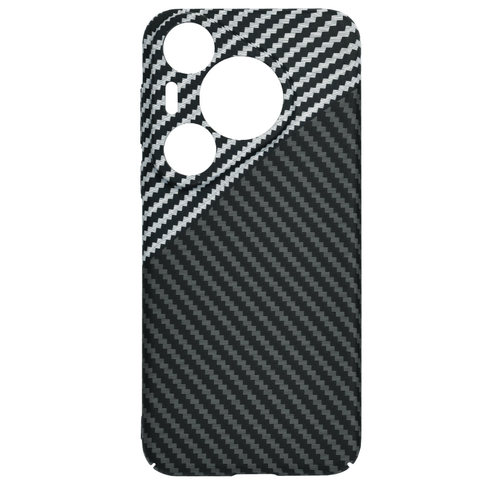 Futrola za Huawei Pura 70 Pro, Techsuit, Carbonite FiberShell, Crno Siva