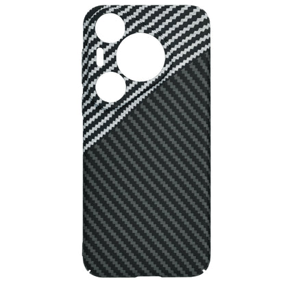Futrola za Huawei Pura 70 Pro, Techsuit, Carbonite FiberShell, Crno Siva