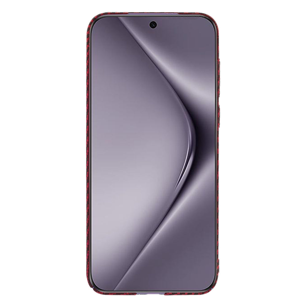 Futrola za Huawei Pura 70 Pro, Techsuit, Carbonite FiberShell, Crvena