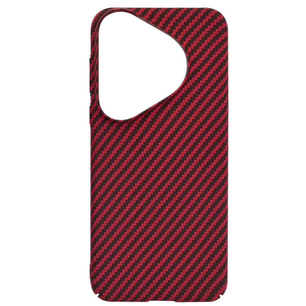 Futrola za Huawei Pura 70 Pro, Techsuit, Carbonite FiberShell, Crvena