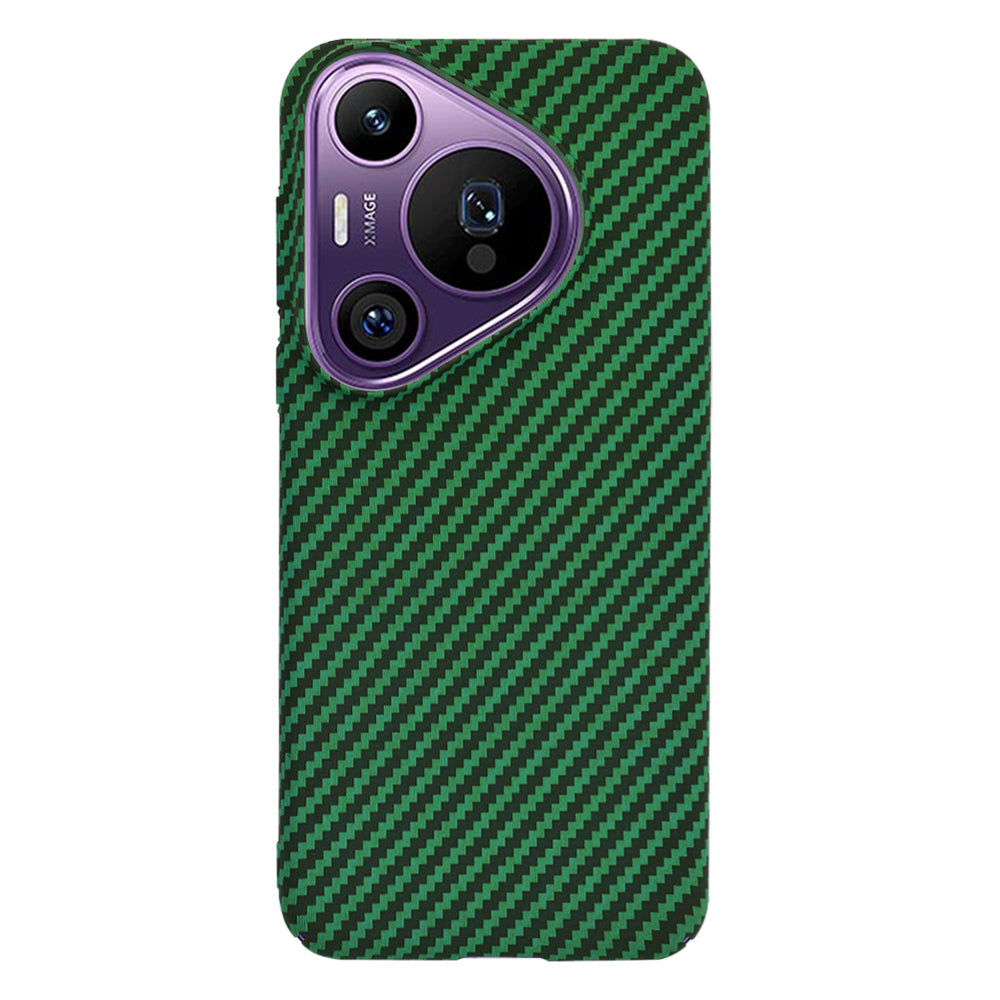 Futrola za Huawei Pura 70 Pro, Techsuit, Carbonite FiberShell, Zelena