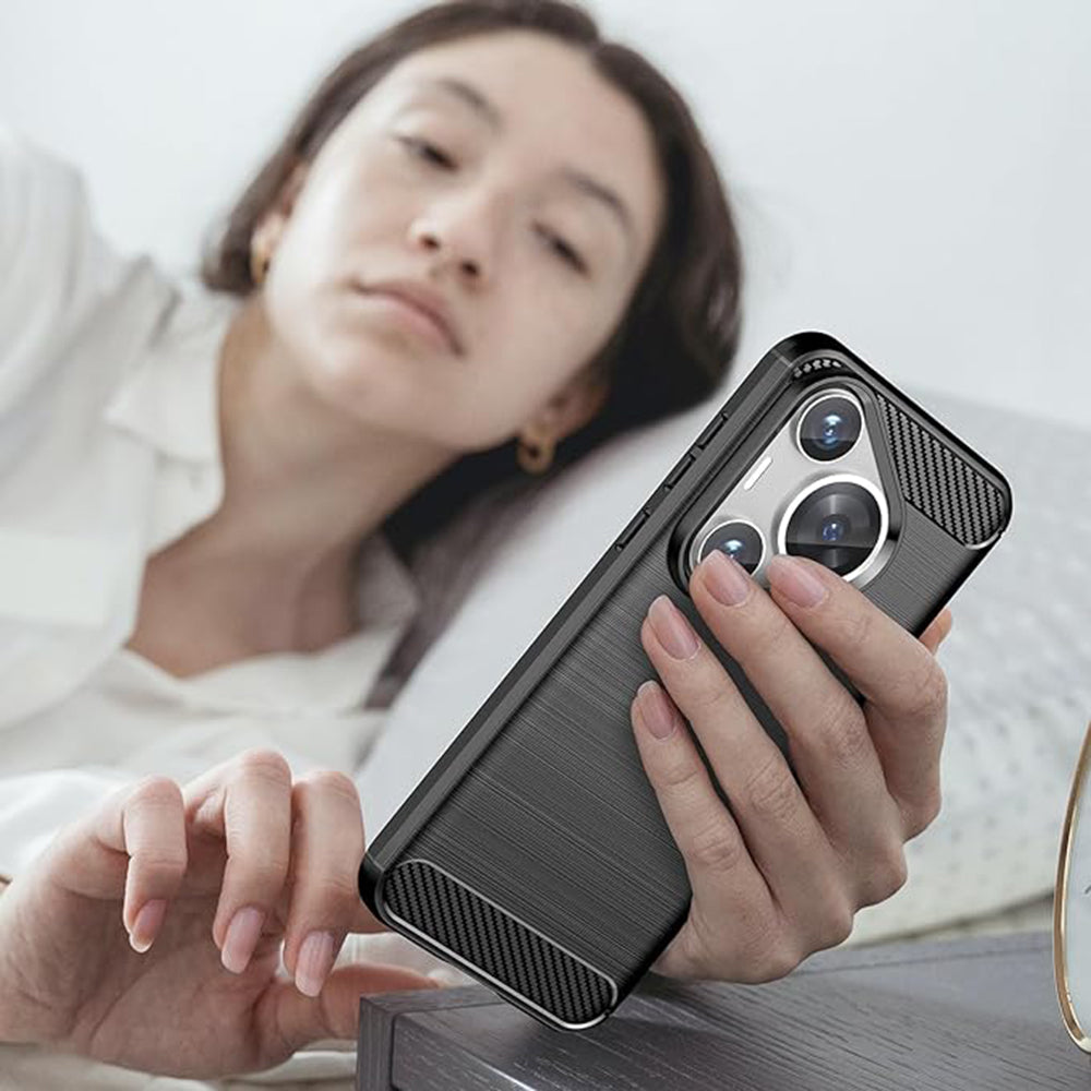 Futrola za Huawei Pura 70, Techsuit, Karbon, Plava