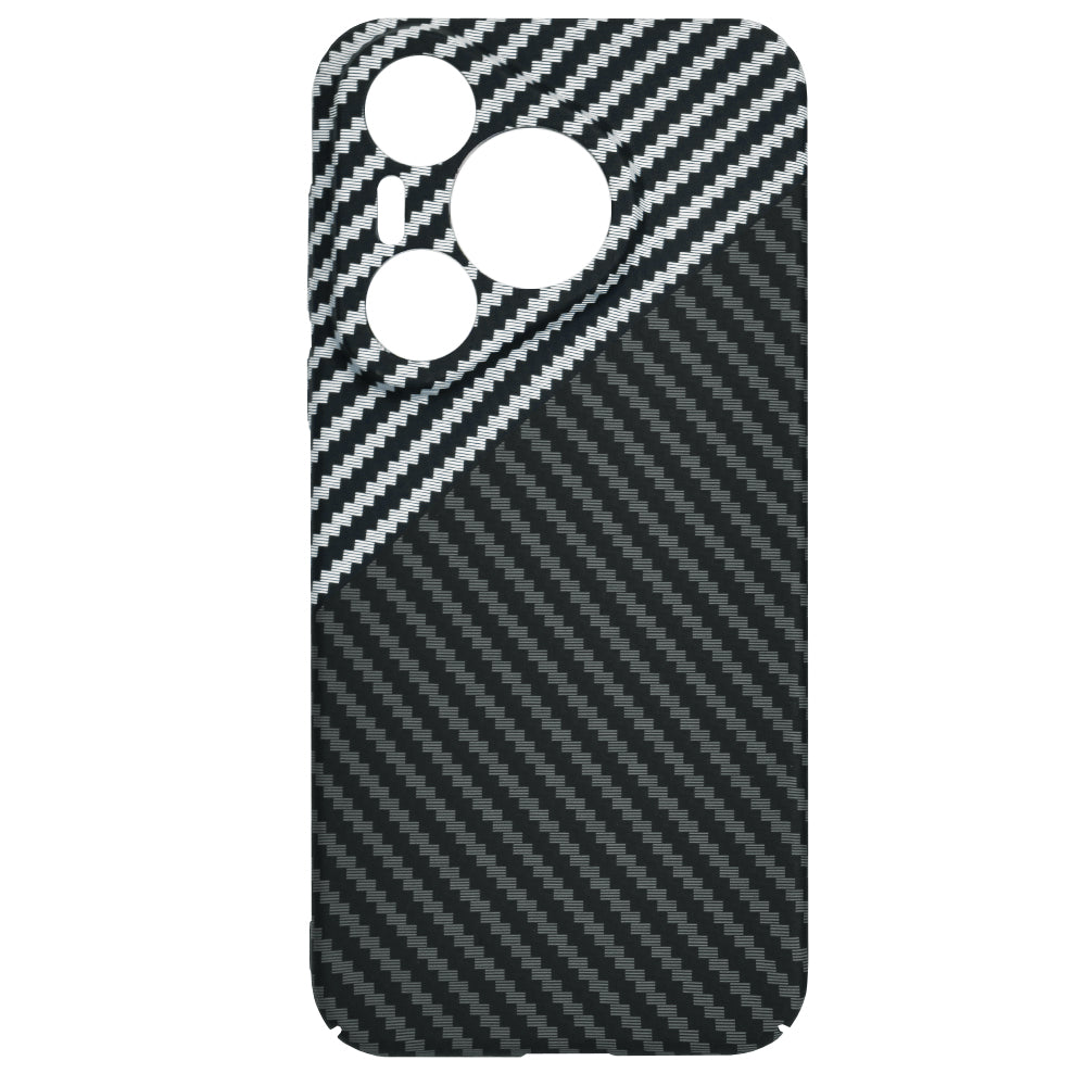 Futrola za Huawei Pura 70, Techsuit, Carbonite FiberShell, Crno Siva