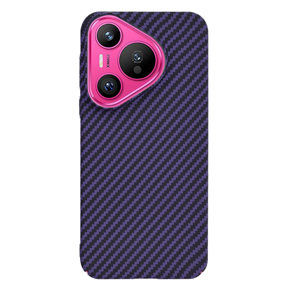 Futrola za Huawei Pura 70, Techsuit, Carbonite FiberShell, Ljubičasta