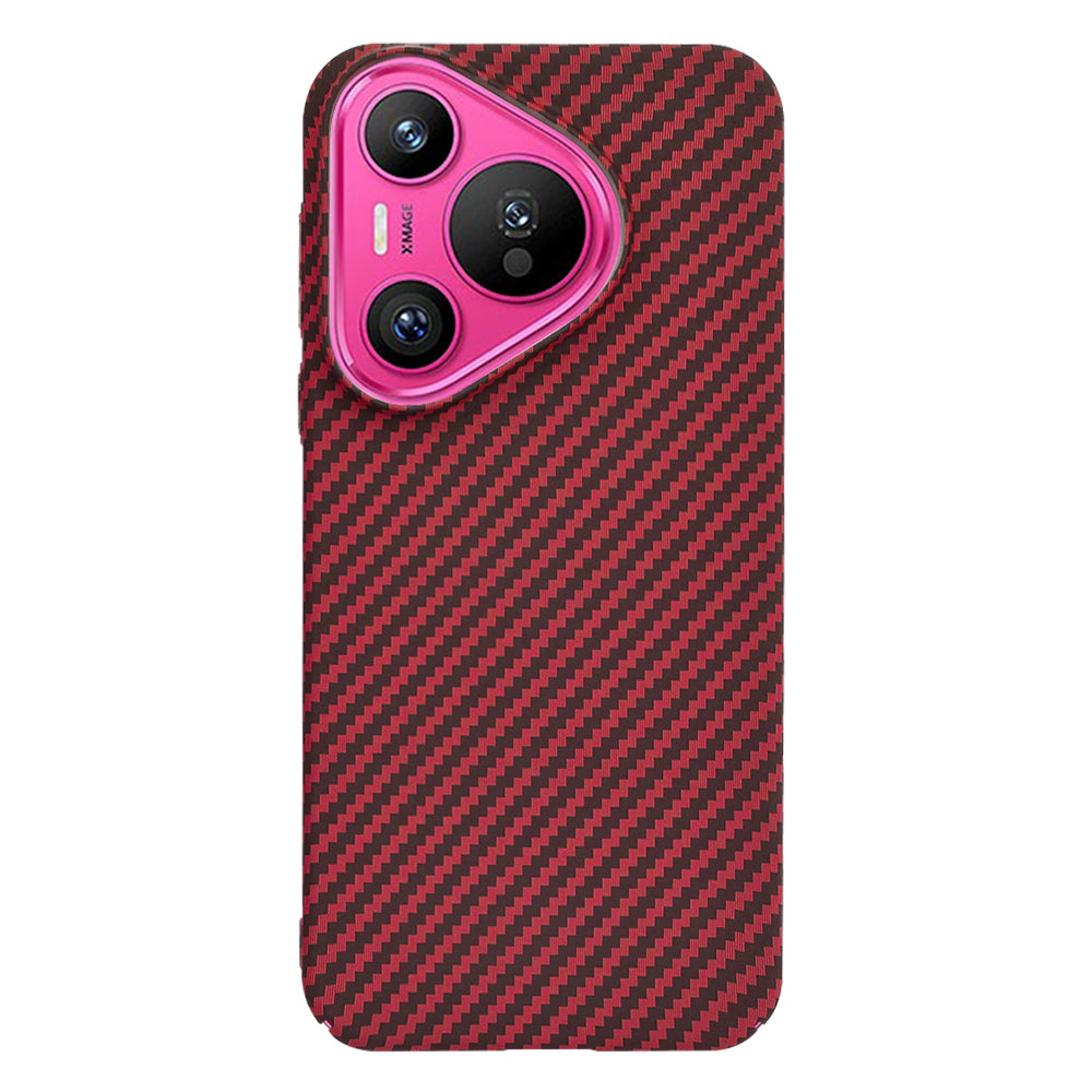 Futrola za Huawei Pura 70, Techsuit, Carbonite FiberShell, Crvena