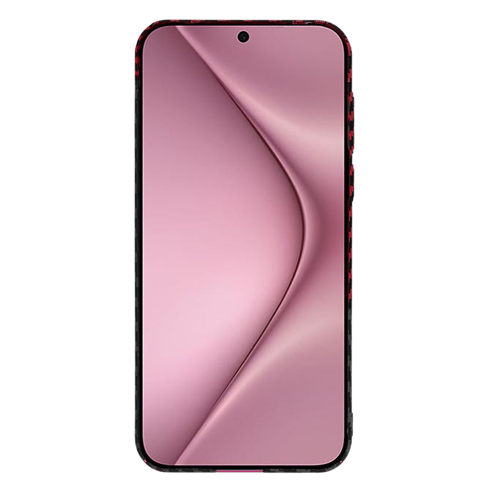 Futrola za Huawei Pura 70, Techsuit, Carbonite FiberShell, Crno Crvena