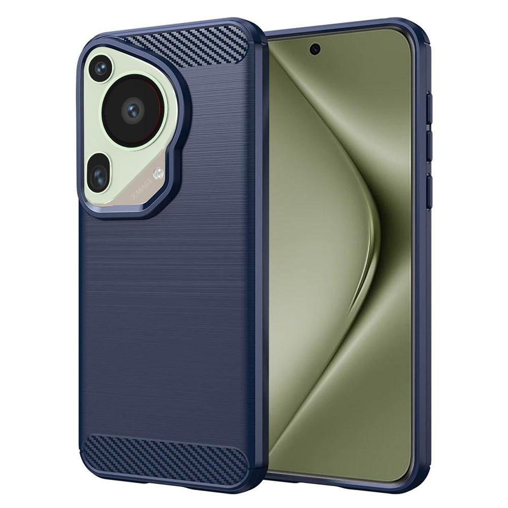 Futrola za Huawei Pura 70 Ultra, Techsuit, Karbon, Plava