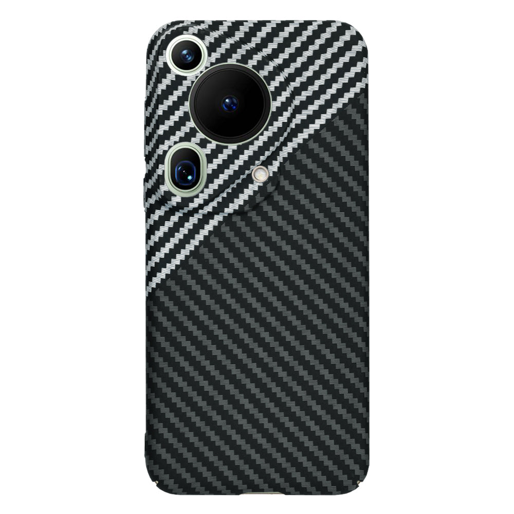 Futrola za Huawei Pura 70 Ultra, Techsuit, Carbonite FiberShell, Crno Siva