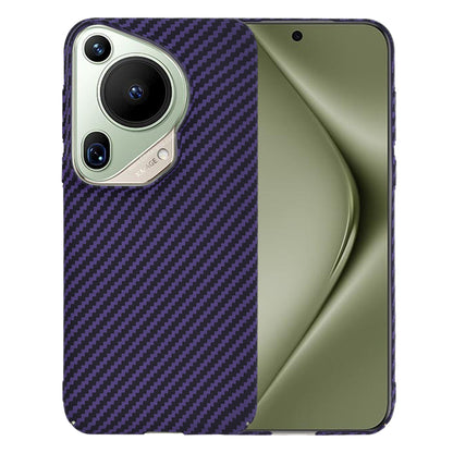 Futrola za Huawei Pura 70 Ultra, Techsuit, Carbonite FiberShell, Ljubičasta