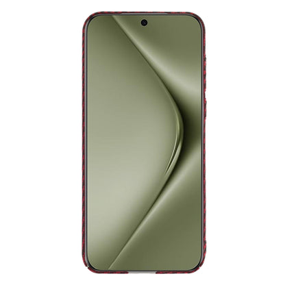 Futrola za Huawei Pura 70 Ultra, Techsuit, Carbonite FiberShell, Crvena