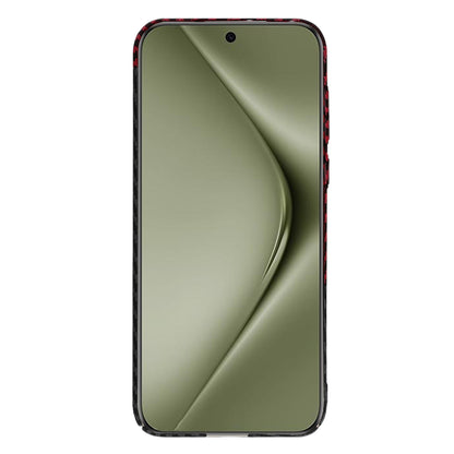 Futrola za Huawei Pura 70 Ultra, Techsuit, Carbonite FiberShell, Crno Crvena