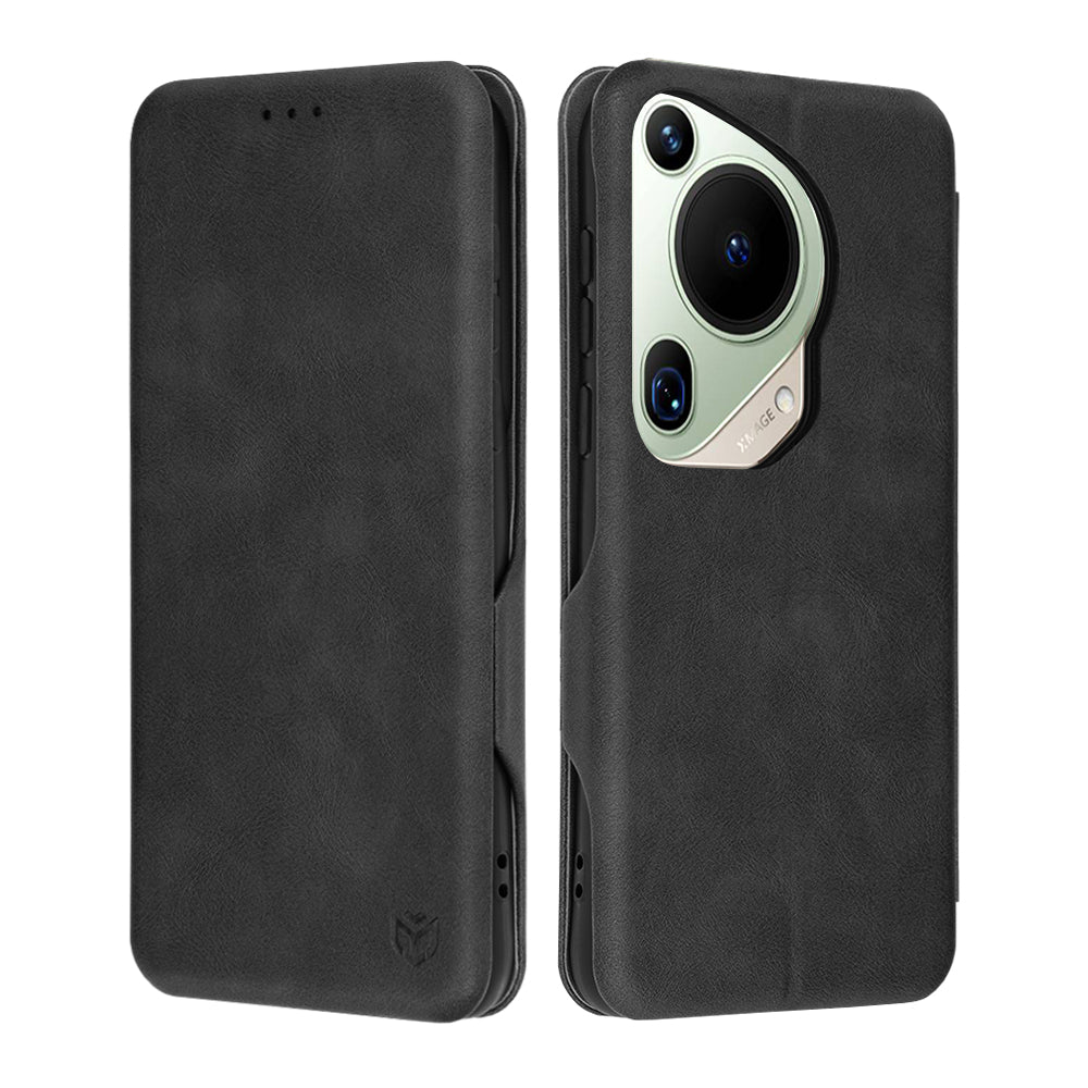 Futrola za Huawei Pura 70 Ultra, Techsuit, Safe Wallet Plus, Crna