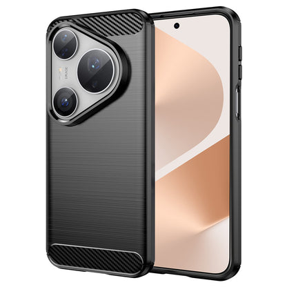 Futrola za Huawei Pura 80 Pro / Pura 80 Ultra, Techsuit, Karbon, Crna