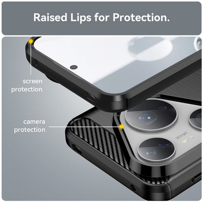 Futrola za Huawei Pura 80 Pro / Pura 80 Ultra, Techsuit, Karbon, Crna