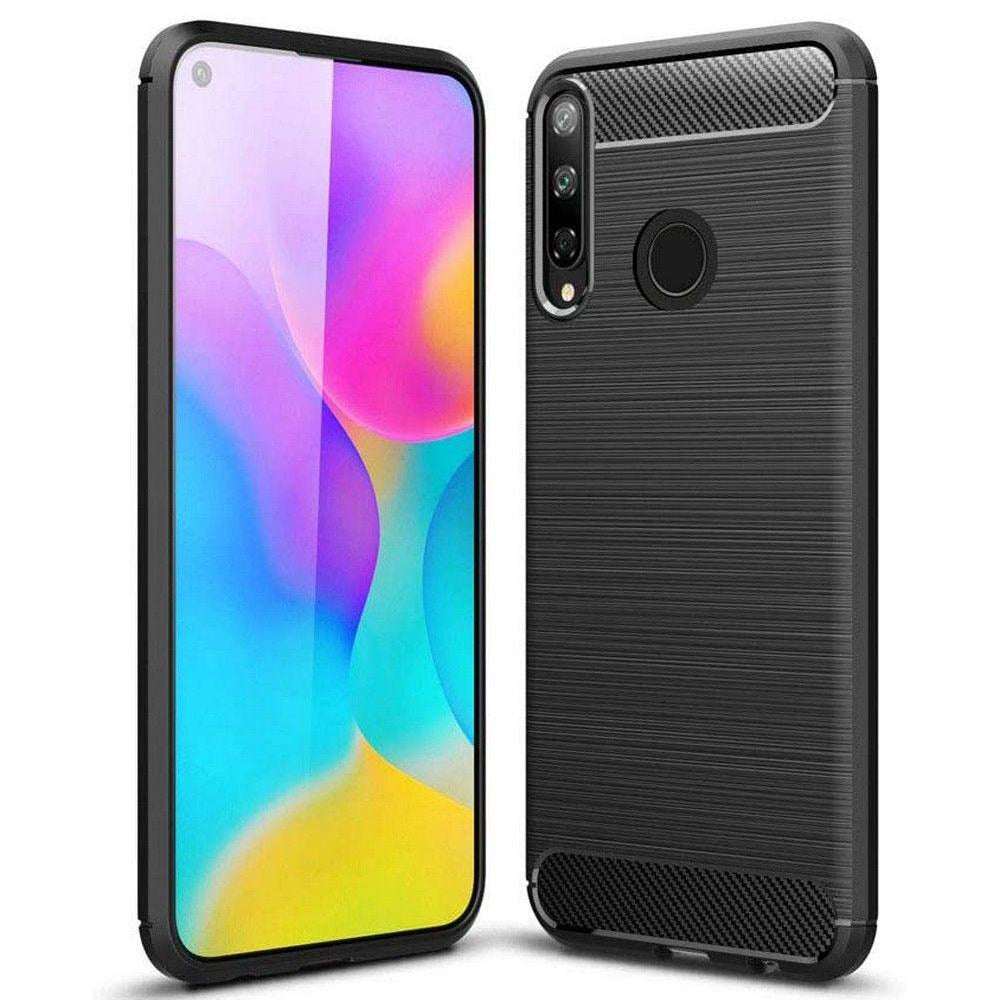 Futrola za Huawei Y6p, Techsuit, Karbon, Crna