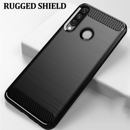 Futrola za Huawei Y6p, Techsuit, Karbon, Crna