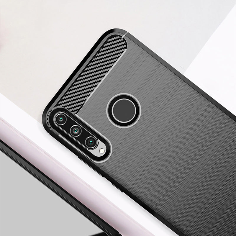 Futrola za Huawei Y6p, Techsuit, Karbon, Crna