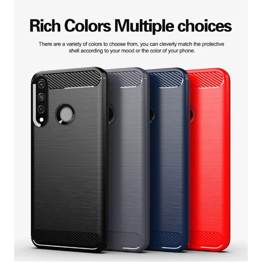 Futrola za Huawei Y6p, Techsuit, Karbon, Crna