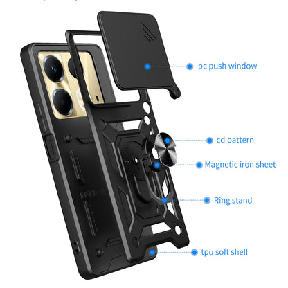 Futrola za Infinix Note 40 4G, Techsuit, CamShield, Crna