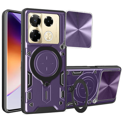Futrola za Infinix Note 40 Pro+, Techsuit, CamGuard Pro, Ljubičasta
