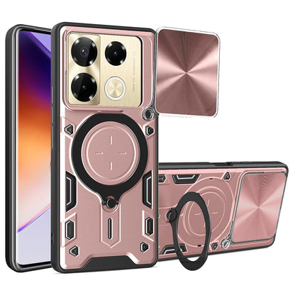 Futrola za Infinix Note 40 Pro+, Techsuit, CamGuard Pro, Roze Zlatna