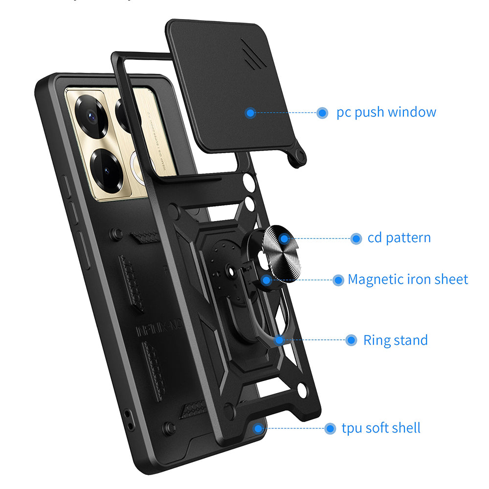 Futrola za Infinix Note 40 Pro+, Techsuit, CamShield, Zelena