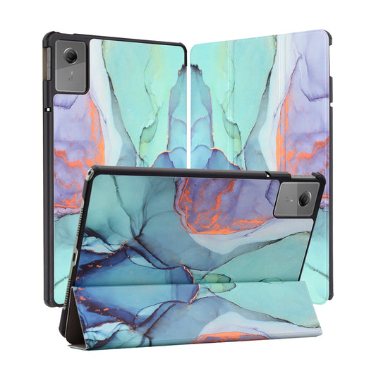Futrola za Lenovo Idea Tab 11, Techsuit, FoldPro Green Time, Multicolor