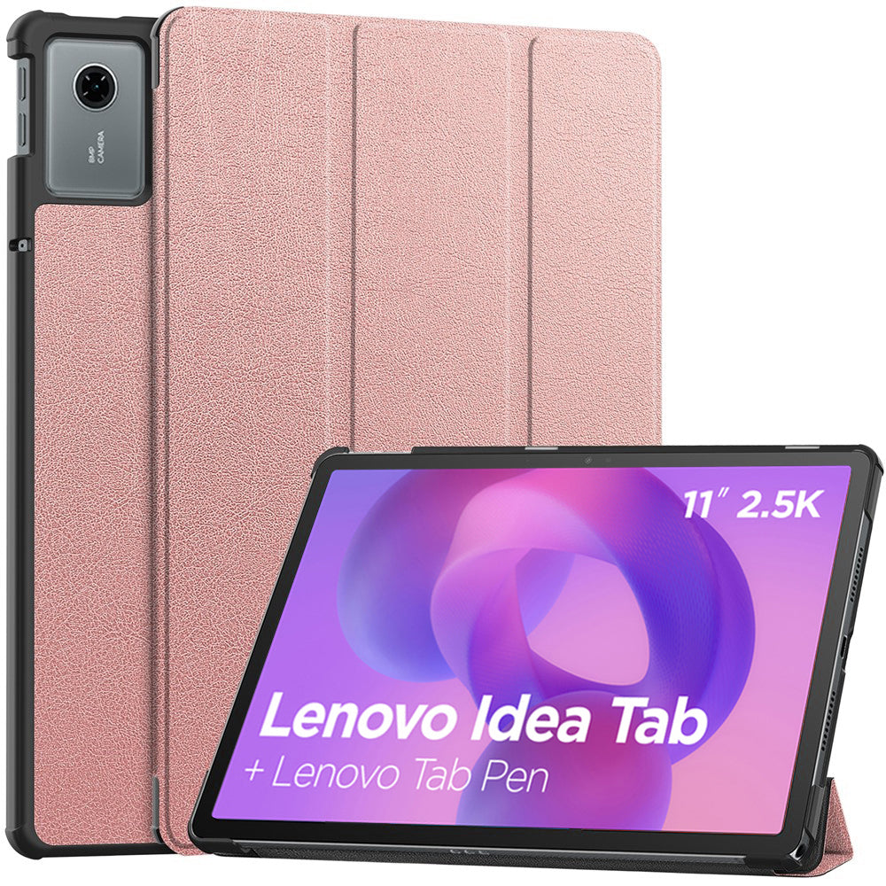 Futrola za Lenovo Idea Tab 11, Techsuit, FoldPro, Roze Zlato