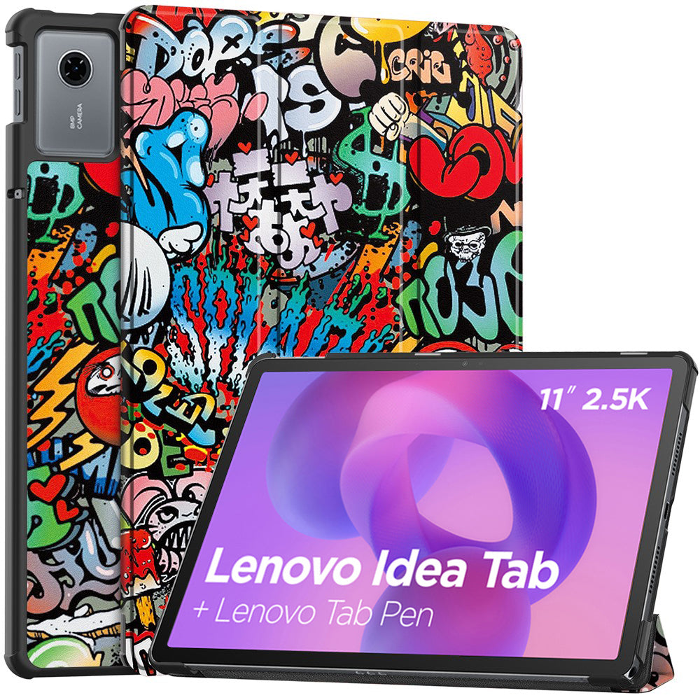 Futrola za Lenovo Idea Tab 11, Techsuit, FoldPro Urban Vibe, Šareno