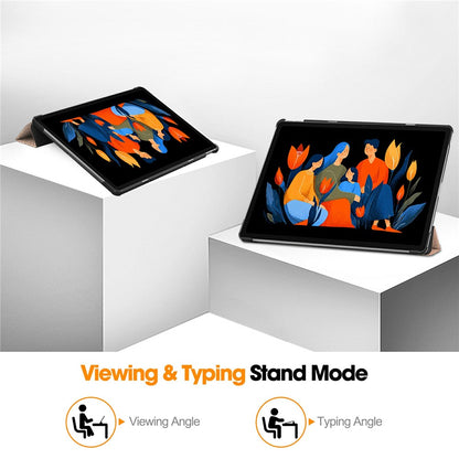 Futrola za Lenovo Idea Tab Plus, Techsuit, FoldPro, Roze Zlato