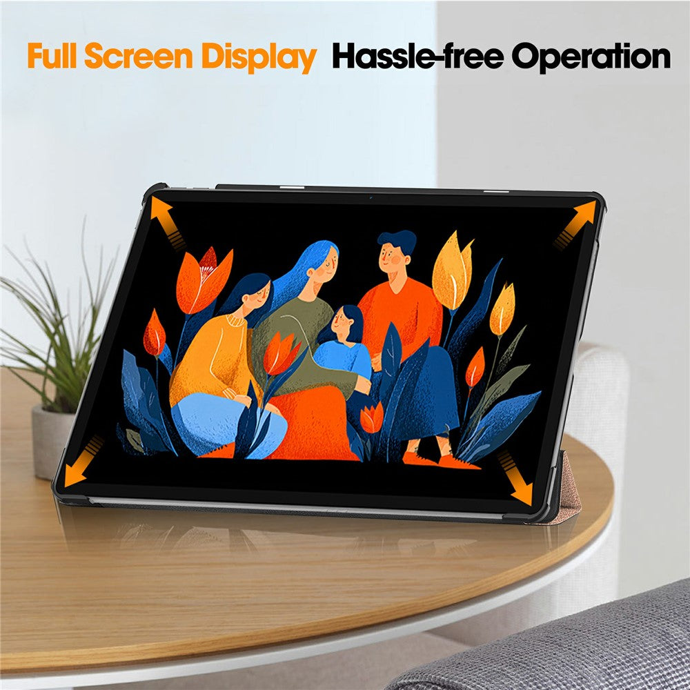 Futrola za Lenovo Idea Tab Plus, Techsuit, FoldPro, Roze Zlato