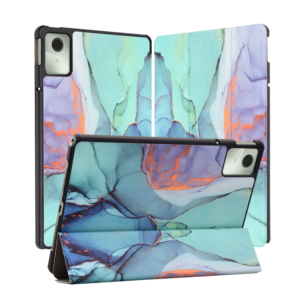 Futrola za Lenovo Tab M11, Techsuit, FoldPro Green Time, Višebojna