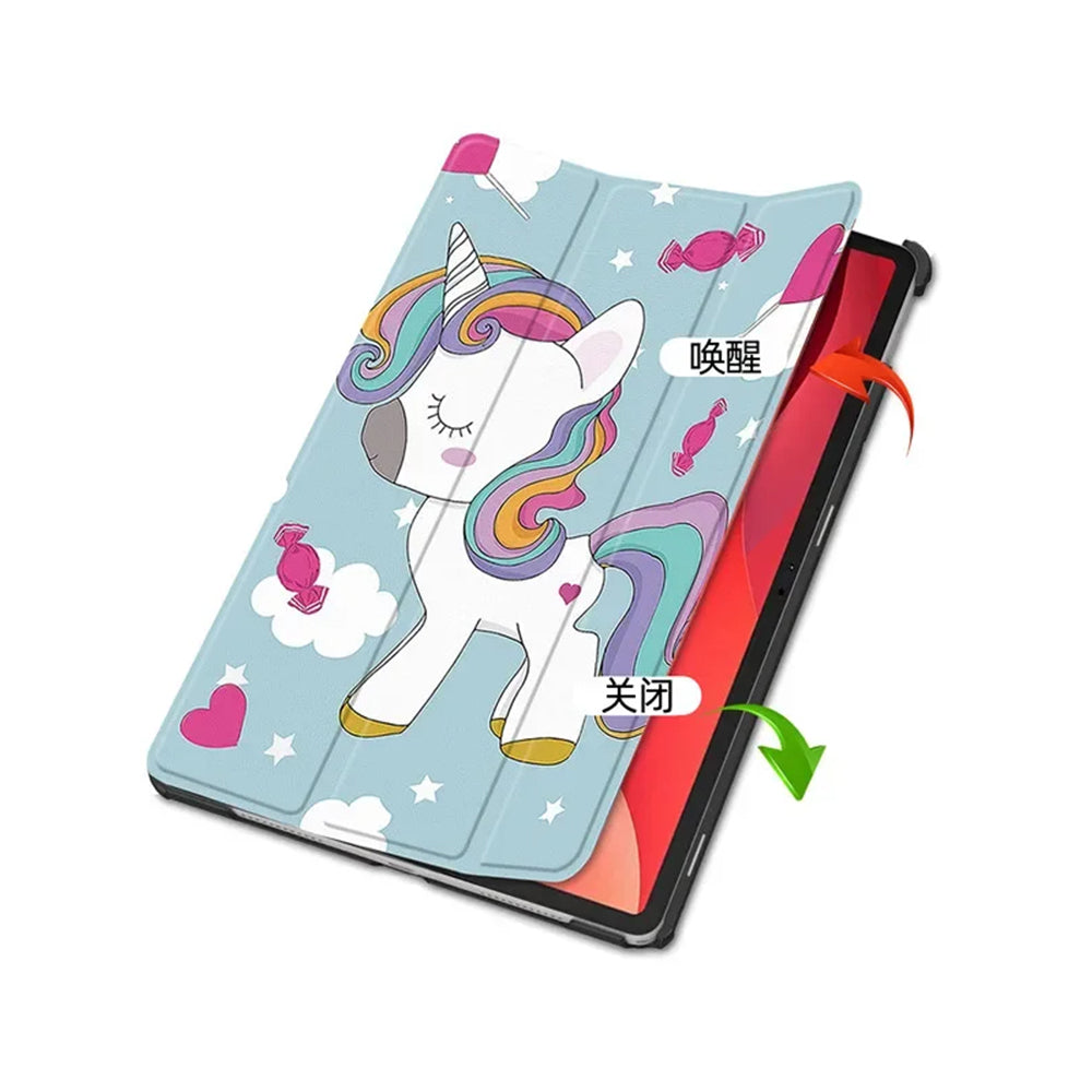 Futrola za Lenovo Tab M11, Techsuit, FoldPro Unicorn, Višebojna