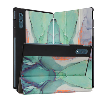 Futrola za Lenovo Yoga Tab Plus, Techsuit, FoldPro Green Time, Multicolor