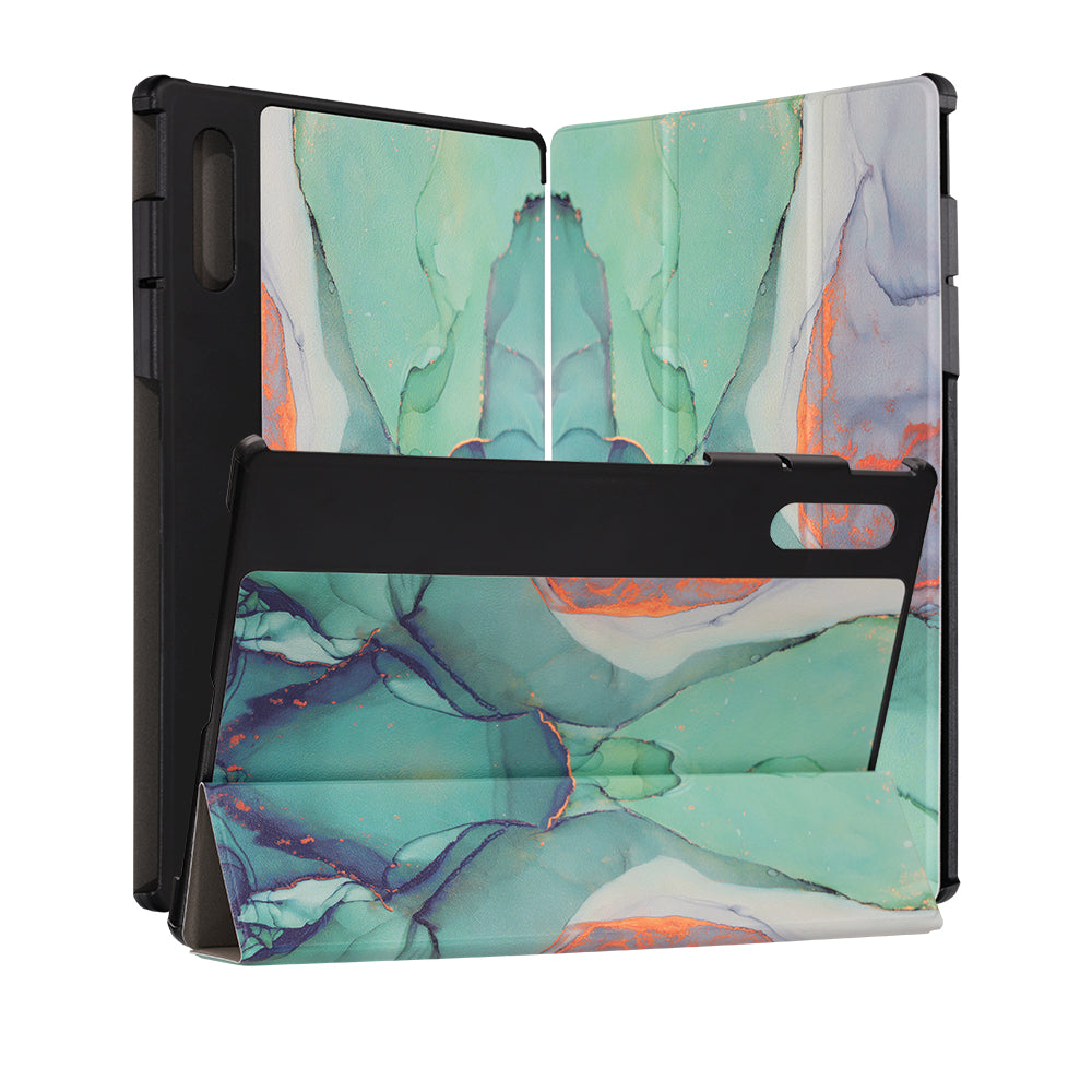 Futrola za Lenovo Yoga Tab Plus, Techsuit, FoldPro Green Time, Multicolor
