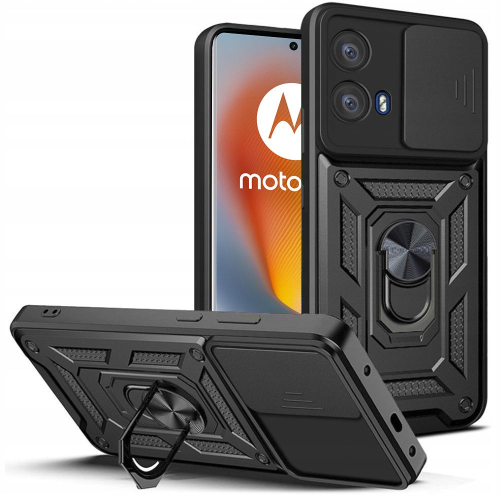 Futrola za Motorola Edge 50 Fusion, Tech-Protect, CamShield Pro, Crna