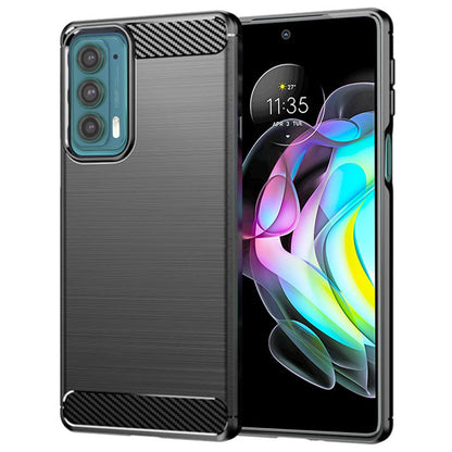 Futrola za Motorola Edge 20, Techsuit, Karbon, Crna
