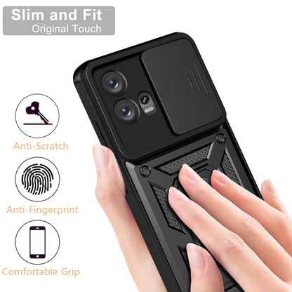 Futrola za Motorola Edge 30 Fusion, Techsuit, CamShield, Crna